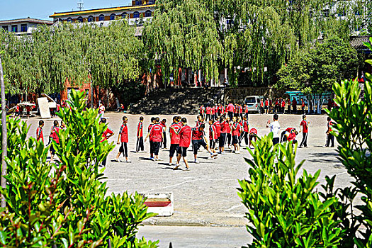 河南嵩山少林寺塔沟武术学校