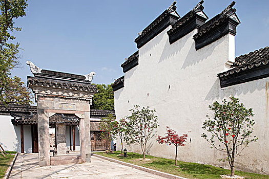 纪念建筑,检查,上海,中国