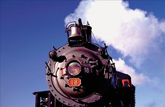 铁路,古老,蒸汽机车,引擎,大峡谷,亚利桑那,美国,北美