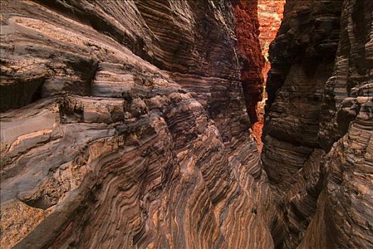 峡谷,卡瑞吉尼国家公园,区域,澳大利亚