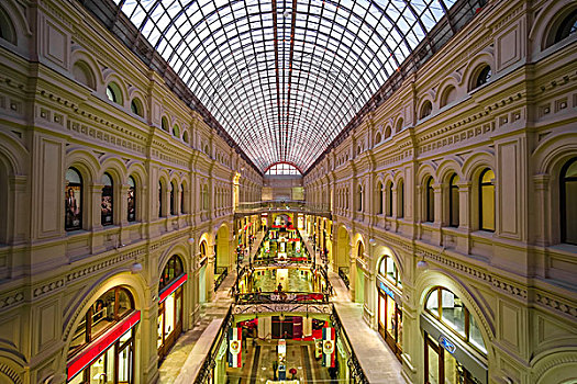 百货公司,购物中心,莫斯科,俄罗斯
