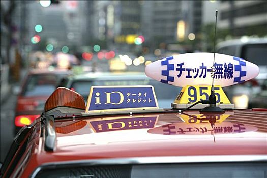 出租车,东京,日本,欧洲