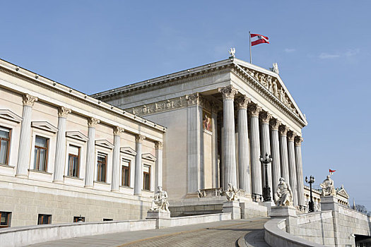 维也纳,议会,国会大厦,环路,希腊罗马式,政府所在地
