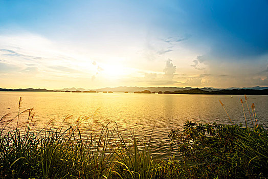 千岛湖美丽的山水风光