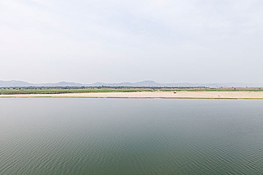 伊洛瓦底江,靠近,蒲甘,缅甸