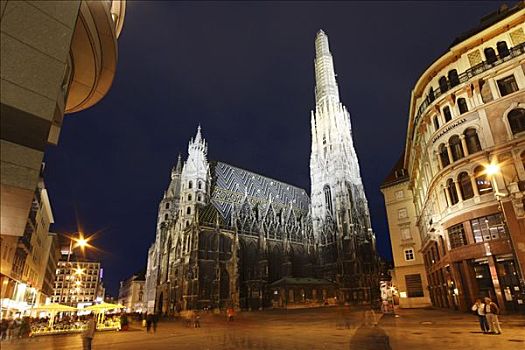 圣斯特凡大教堂,大教堂,维也纳,奥地利,欧洲