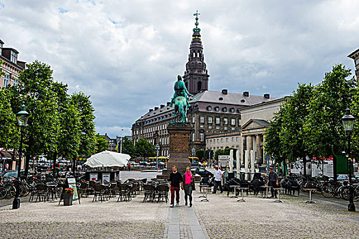 城堡,座椅,丹麦,议会,哥本哈根