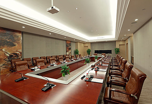 会议,桌椅,会议室,无人,室内,整齐,大厅