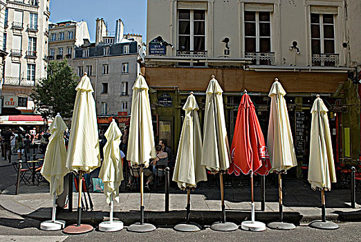 法国,巴黎,圣日耳曼,阳伞