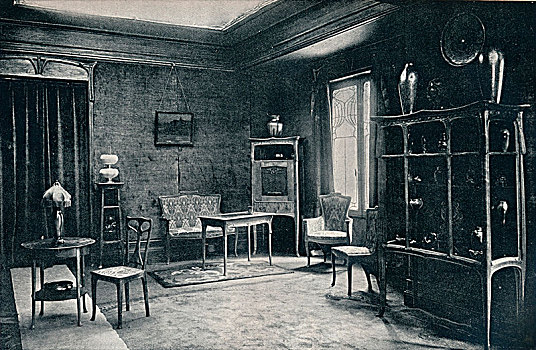 客厅,19世纪,艺术家,未知