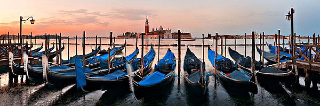 小船,公园,水中,圣乔治奥,马焦雷湖,岛屿,威尼斯,全景,风景,意大利