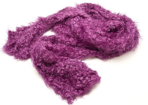 紫色,围巾