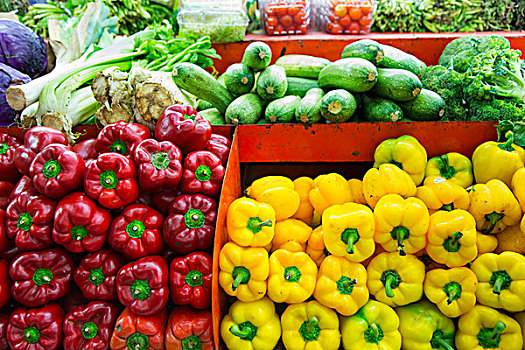 果蔬,市场,食物,旅游,波多黎各,墨西哥