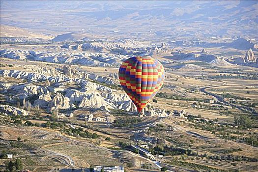热气球,格雷梅山谷,卡帕多西亚,土耳其