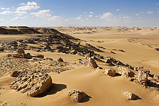 荒芜,风景,靠近,费拉菲拉,沮丧,西部沙漠,埃及,非洲