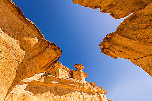 侵蚀,砂岩,穆尔西亚,西班牙