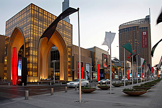 入口,迪拜,商场,阿联酋,中东
