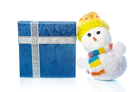 圣诞节,雪人,玩具,礼盒,礼物