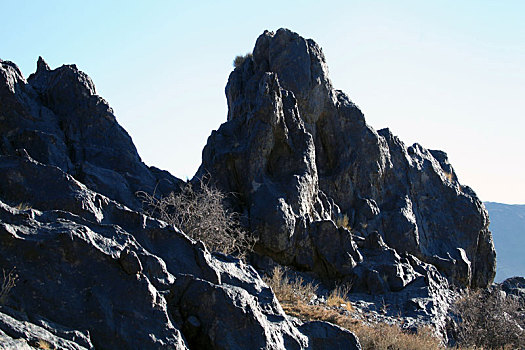 新疆哈密,天山石林