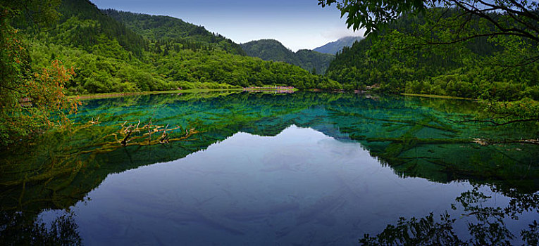 中国四川省九寨沟风景区五花海