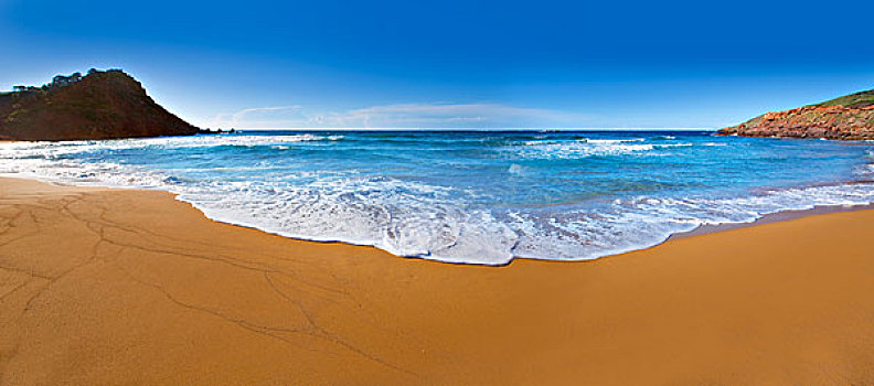 海滩,米诺卡岛,巴利阿里群岛,西班牙