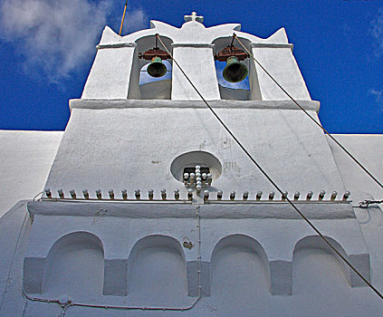 希腊,西弗诺斯岛,钟楼,19世纪,传统,希腊正教