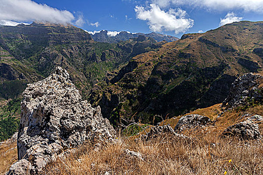 山,腹地,马德拉岛,葡萄牙,欧洲