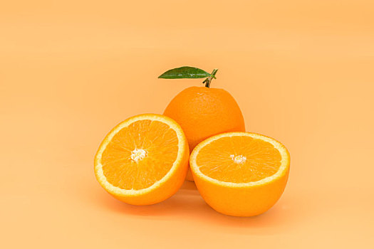 美味可口的水果,脐橙特写