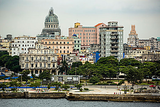 哈瓦那,湾,港口,哈瓦那旧城,马雷贡,首都,古巴,北美
