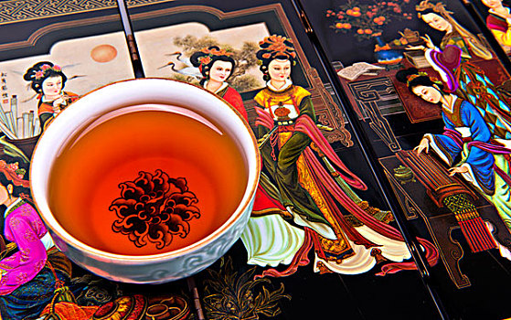 中国东方元素茶文化