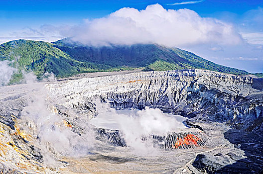 火山,国家公园,哥斯达黎加