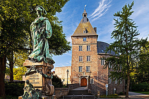 博物馆,城堡,纪念建筑,勃兰登堡,北莱茵威斯特伐利亚,德国,欧洲
