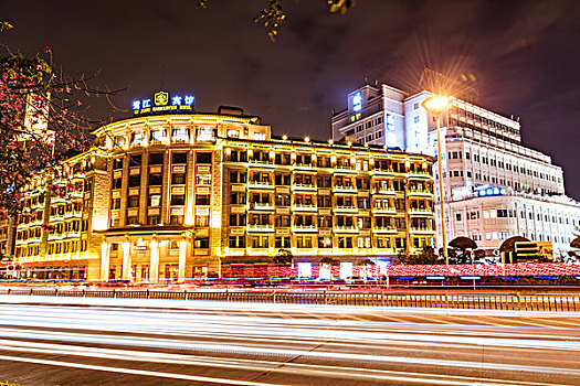 厦门鹭江宾馆夜景