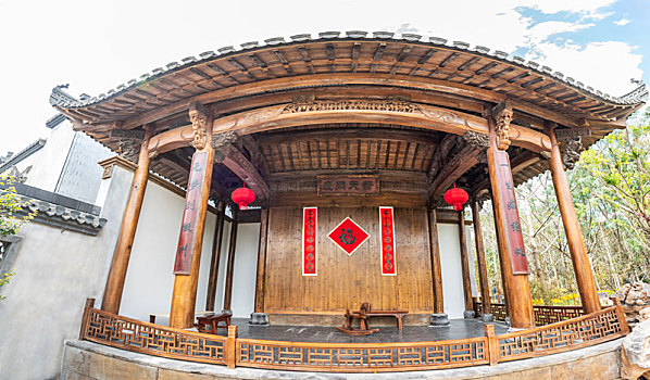 2019中国北京世园会安徽园的园林建筑