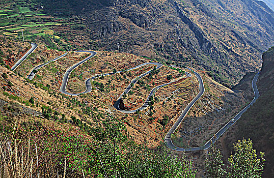 盘山公路景观