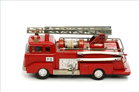 锡皮玩具,消防车,60多岁