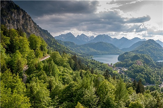 壮观,山景