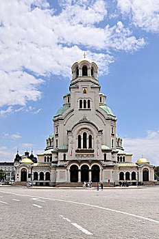 亚历山大涅夫斯基大教,索非亚,保加利亚,欧洲
