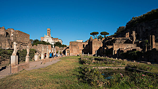 意大利古罗马废墟