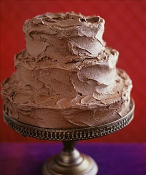 三层,巧克力,婚礼蛋糕