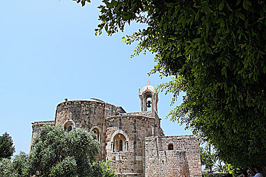 黎巴嫩比布鲁斯古遗址教堂