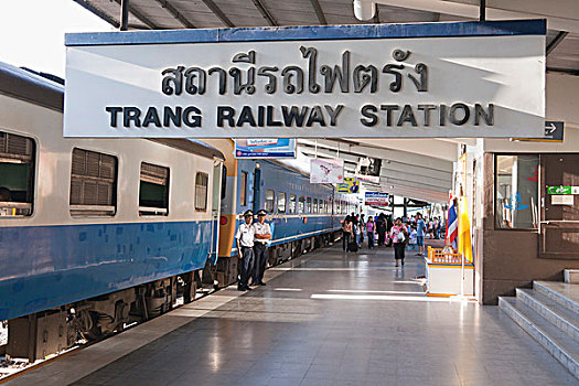 铁路,车站,泰国,亚洲