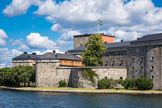 要塞,瓦克斯霍尔姆,瑞典,群岛