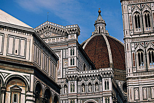意大利,托斯卡纳,佛罗伦萨,广场,中央教堂,大幅,尺寸