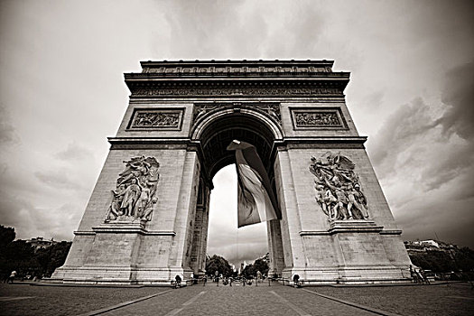 巴黎,法国,五月,拱形,特写,人口,2米,首都,城市