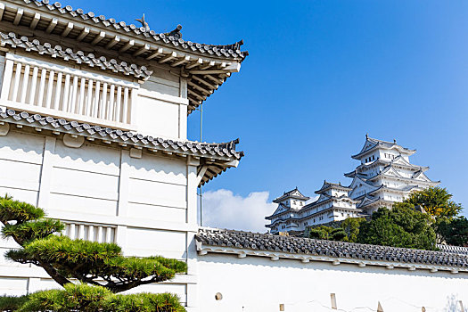 传统,日本,姬路城堡