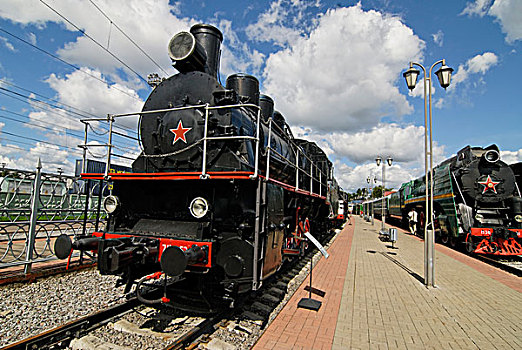 博物馆,铁路,运输,莫斯科,俄罗斯