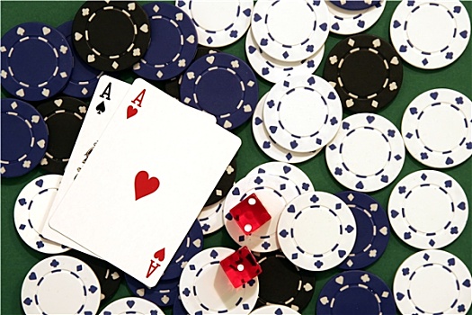 赌场,筹码,骰子,纸牌