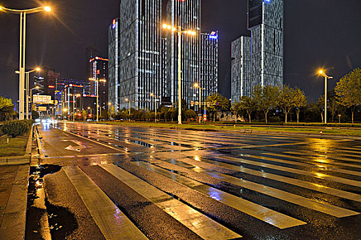 南京金融城夜景