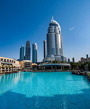 阿联酋迪拜古城皇宫酒店周边商务住宅区